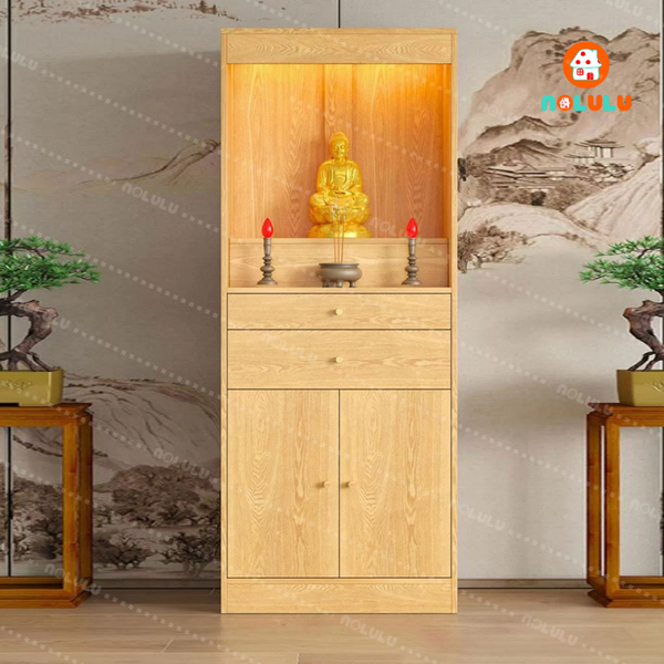 Bàn thờ gia tiên hiện đại gỗ MDF lõi xanh Nolulu - TT001