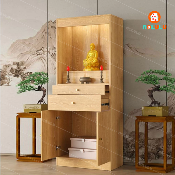 Bàn thờ gia tiên hiện đại gỗ MDF lõi xanh Nolulu - TT001