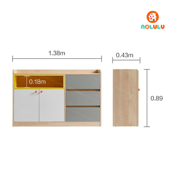 Tủ Trang Trí Để Đồ Đa Năng Nolulu - TTT002