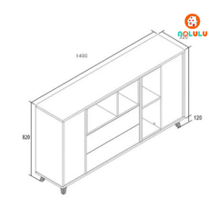 Tủ Trang Trí Để Đồ Đa Năng Nolulu - TTT005