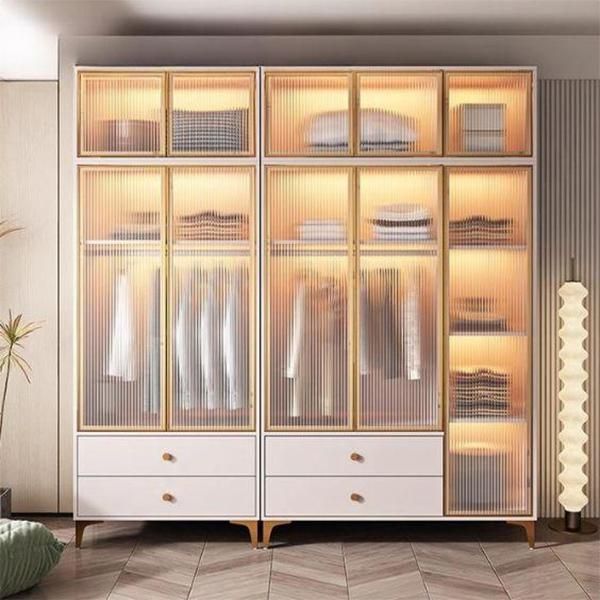 Tủ Quần Áo Nhôm Kính Hiện Đại TQA-087