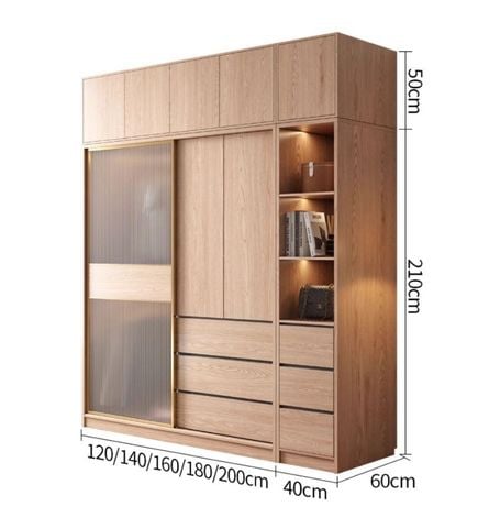 Tủ Áo Kính Cường Lực Sang Trọng TQA-137