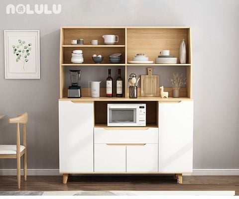 Tủ bếp - Tủ đựng lò vi sóng đẹp thiết kế tiện dụng TB-77