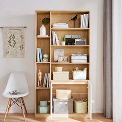 Tủ sách bằng gỗ thiết kế đa năng tiện lợi TS-01