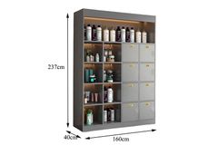 Tủ Locker Nhiều Ngăn Kết Hợp Đèn Led - LK003