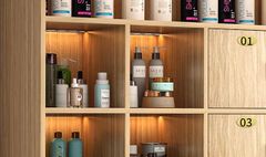 Tủ Locker Nhiều Ngăn Kết Hợp Đèn Led - LK003