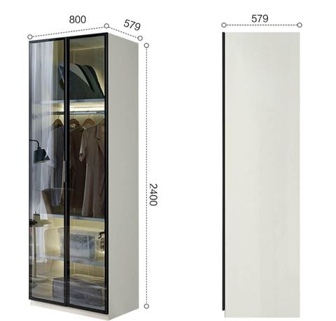 Tủ Quần Áo Thời Trang  TQA- 910