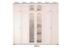 Tủ Gỗ Cánh Kính Đẹp Hiện Đại TQA-082