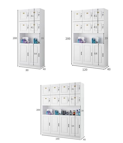 Tủ Locker 6 Cánh Tân Cổ Điển - LK007