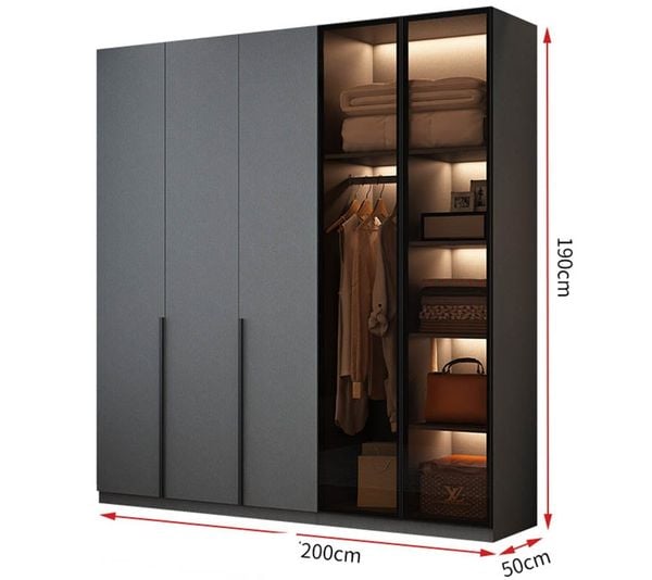 Tủ Quần Áo Tối Giản TQA-909