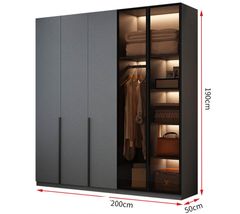 Tủ Quần Áo Tối Giản TQA-909