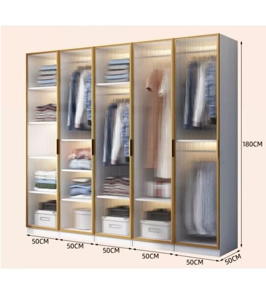 Tủ Áo Kính Cường Lực Sang Trọng TQA-135