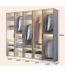 Tủ Áo Kính Cường Lực Sang Trọng TQA-135