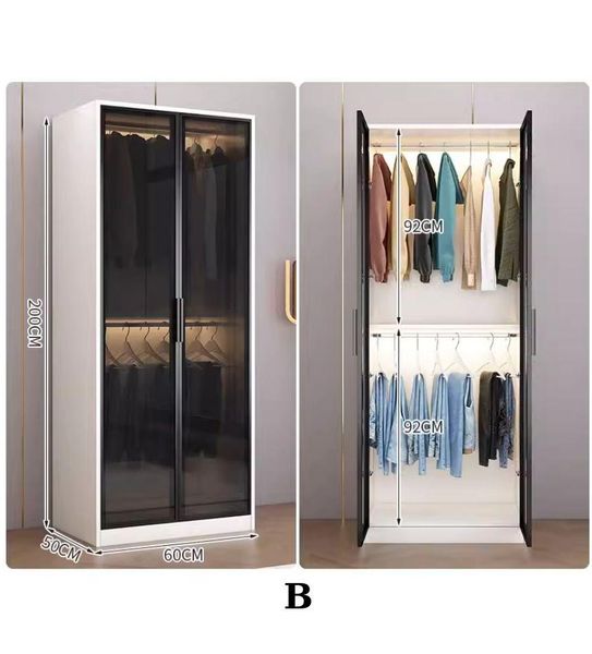 Tủ Quần Áo Kính Đẹp Cao Cấp TQA-132