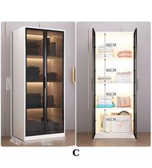 Tủ Quần Áo Kính Đẹp Cao Cấp TQA-132