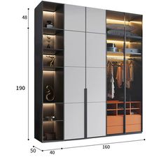 Tủ Áo Cánh Kính Thiết Kế Ấn Tượng TQA-906