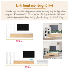 Kệ Tivi Chữ L Hiện Đại - KTV-368
