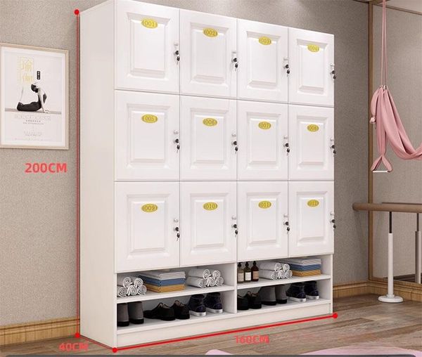 Tủ Locker Nhiều Ngăn Kèm Kệ - LK009