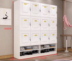 Tủ Locker Nhiều Ngăn Kèm Kệ - LK009