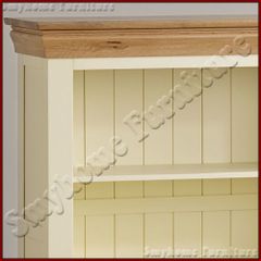 Tủ Sách Gỗ Sồi 3 Tầng (90cm) Trắng