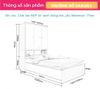 Giường Ngủ Thông Minh Kết Hợp Tủ Đồ Samara