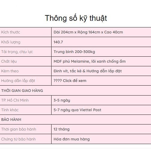 Giường ngủ phòng bé Shatex