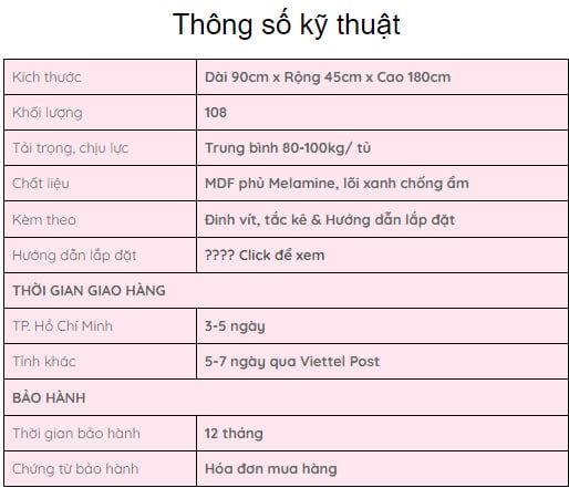 Tủ quần áo cho bé Cerberus