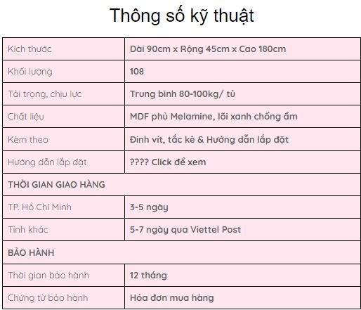 Tủ quần áo cho bé Caribou