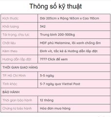 Giường ngủ phòng bé Selena