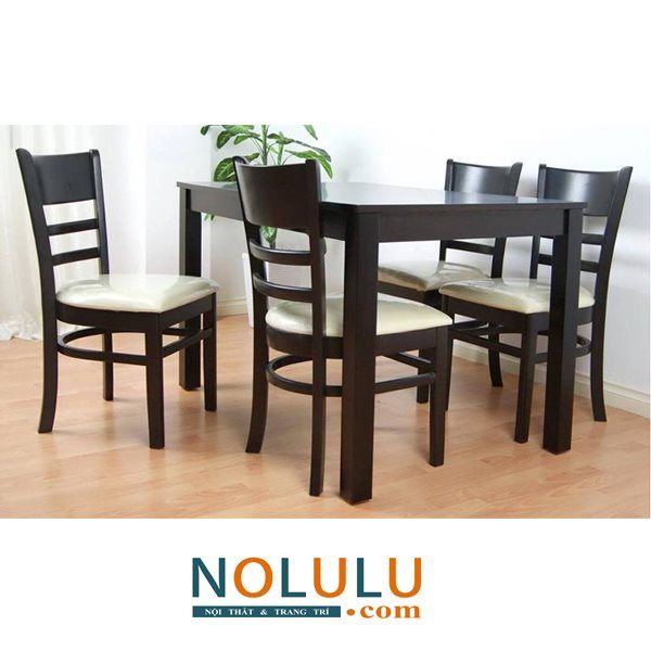 Bộ Bàn Ăn CABIN 4 Ghế (Vàng)