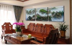 Bộ Tranh Treo Tường Vạn Lý Trường Thành (3 Bức)