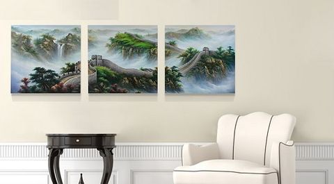 Bộ Tranh Vạn Lý Trường Thành (3 Bức)