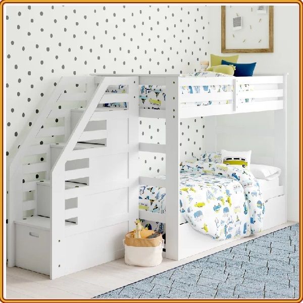 Giường 3 Tầng Kiwi Honey (1m/1m/1m) Gỗ Tự Nhiên