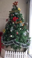 Cây Thông 3 Loại Lá Gắn Trái Thông, Dày Lá - Đủ Kích Thước