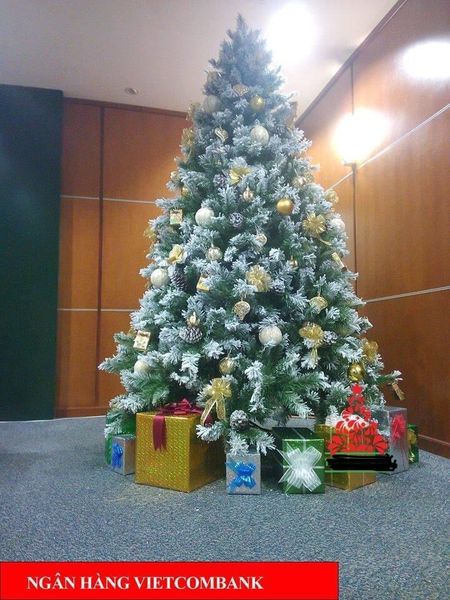 Cây Thông Phủ Tuyết A4 Cao Cấp (Đủ Kích Thước)