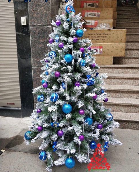 Cây Thông Phủ Tuyết A4 Cao Cấp (Đủ Kích Thước)