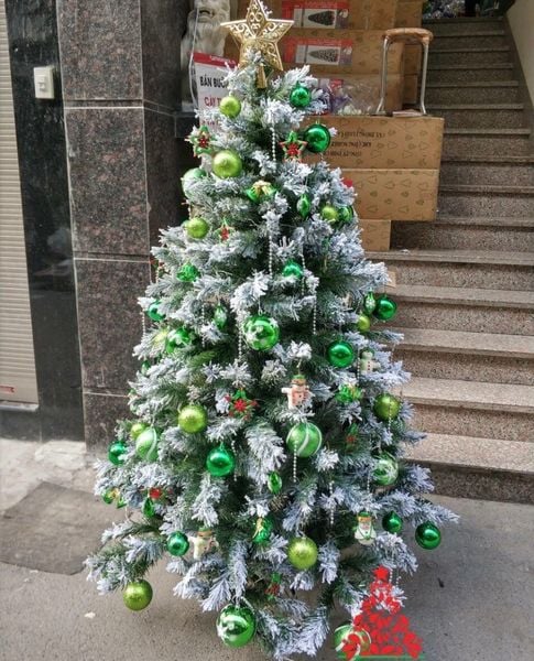 Cây Thông Phủ Tuyết A4 Cao Cấp (Đủ Kích Thước)