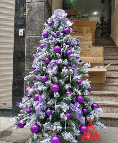 Cây Thông Phủ Tuyết A4 Cao Cấp (Đủ Kích Thước)