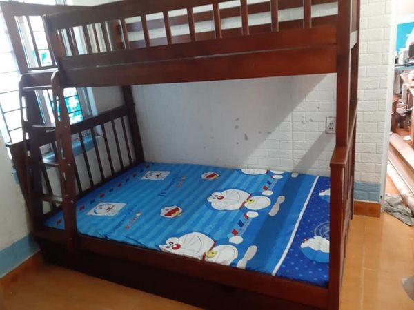 Giường Tầng KAYA (1m/1m2) Gỗ Tự Nhiên