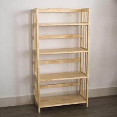Kệ Sách Gỗ Tự Nhiên 4 Tầng (Rộng Từ 60cm-1m)