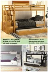 Giường 3 Tầng Kiwi Honey (1m/1m/1m) Gỗ Tự Nhiên