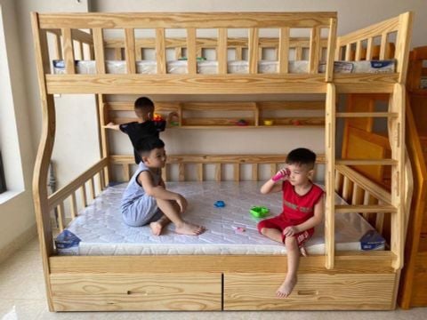 Giường Tầng Cao Cấp ANGEL - (1m/1m2 - 1m2/1m4)