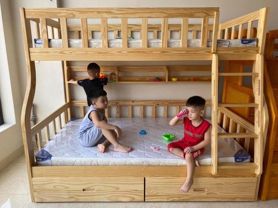 Giường Tầng Cao Cấp ANGEL - (1m/1m2 - 1m2/1m4)