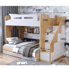 Giường Tầng Hiện Đại GT286 Đầy Đủ Kích Thước