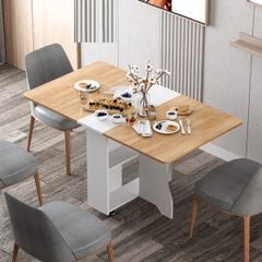 Bàn Ăn Thông Minh Xếp Gọn Có Bánh Xe BAX-24