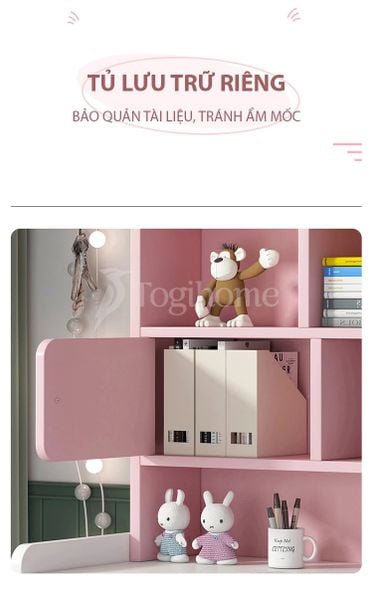 Bàn Học Tích Hợp Kệ Sách BH-108