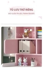 Bàn Học Tích Hợp Kệ Sách BH-108