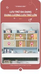 Bàn Học Tích Hợp Kệ Sách BH-108