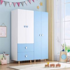 Tủ Quần Áo Trẻ Em Cao Cấp 1m60 Có Thể Tách Thành 2 Tủ Đơn Thương Hiệu NOLULU - A61