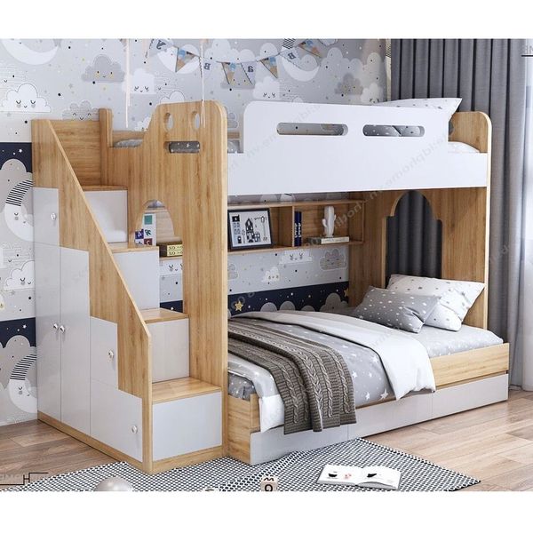 Giường Tầng Hiện Đại GT286 Đầy Đủ Kích Thước